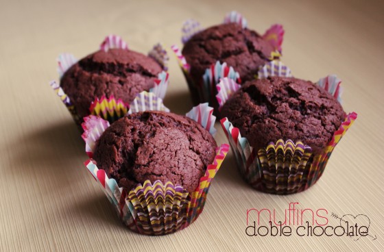 portada muffins doble chocolate